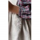 Robe tablier brodée