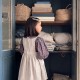 Robe tablier brodée