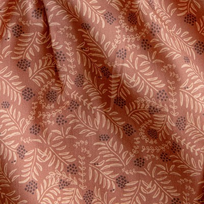 Morrocan pink printed cotton