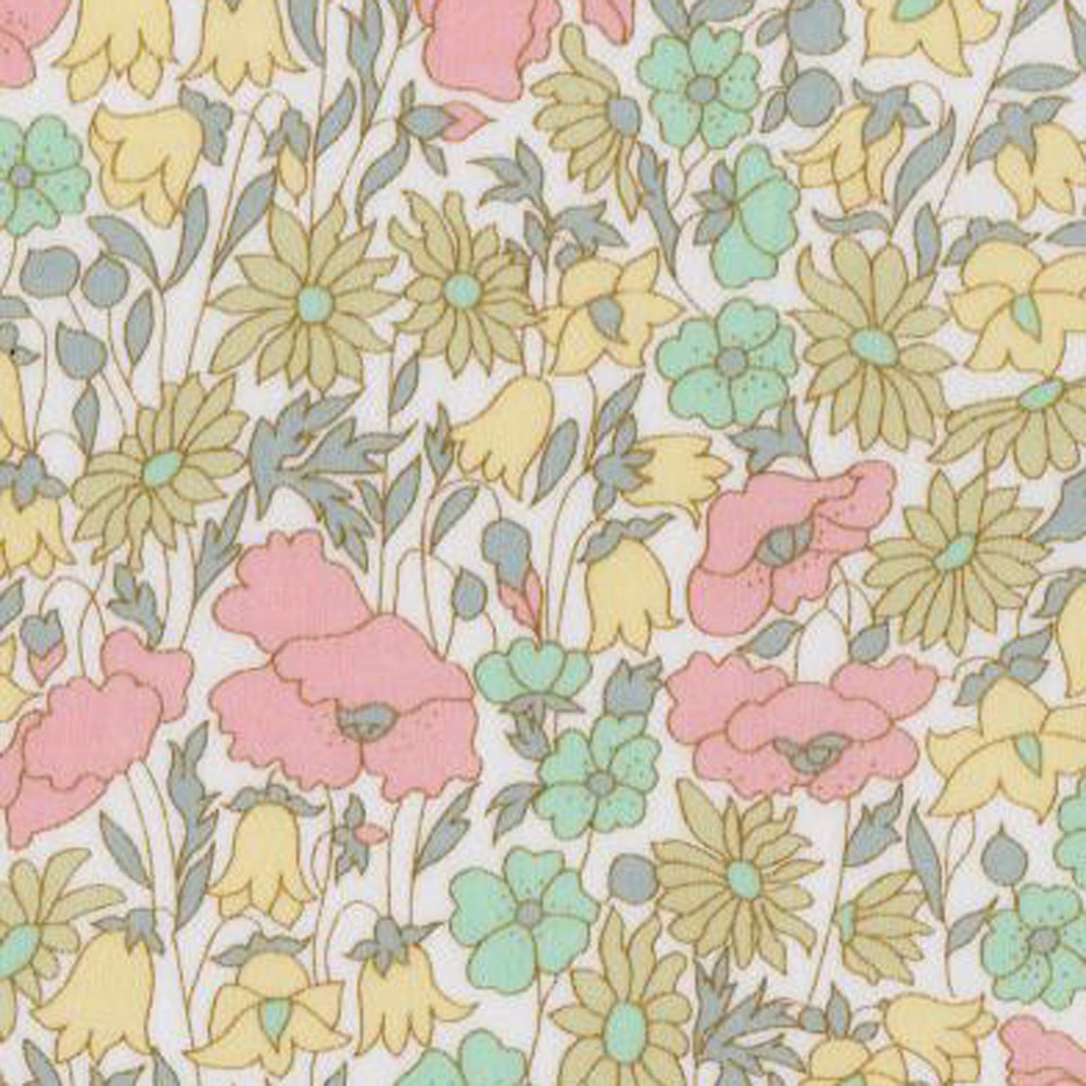 Liberty Poppy and Daisy pastel
