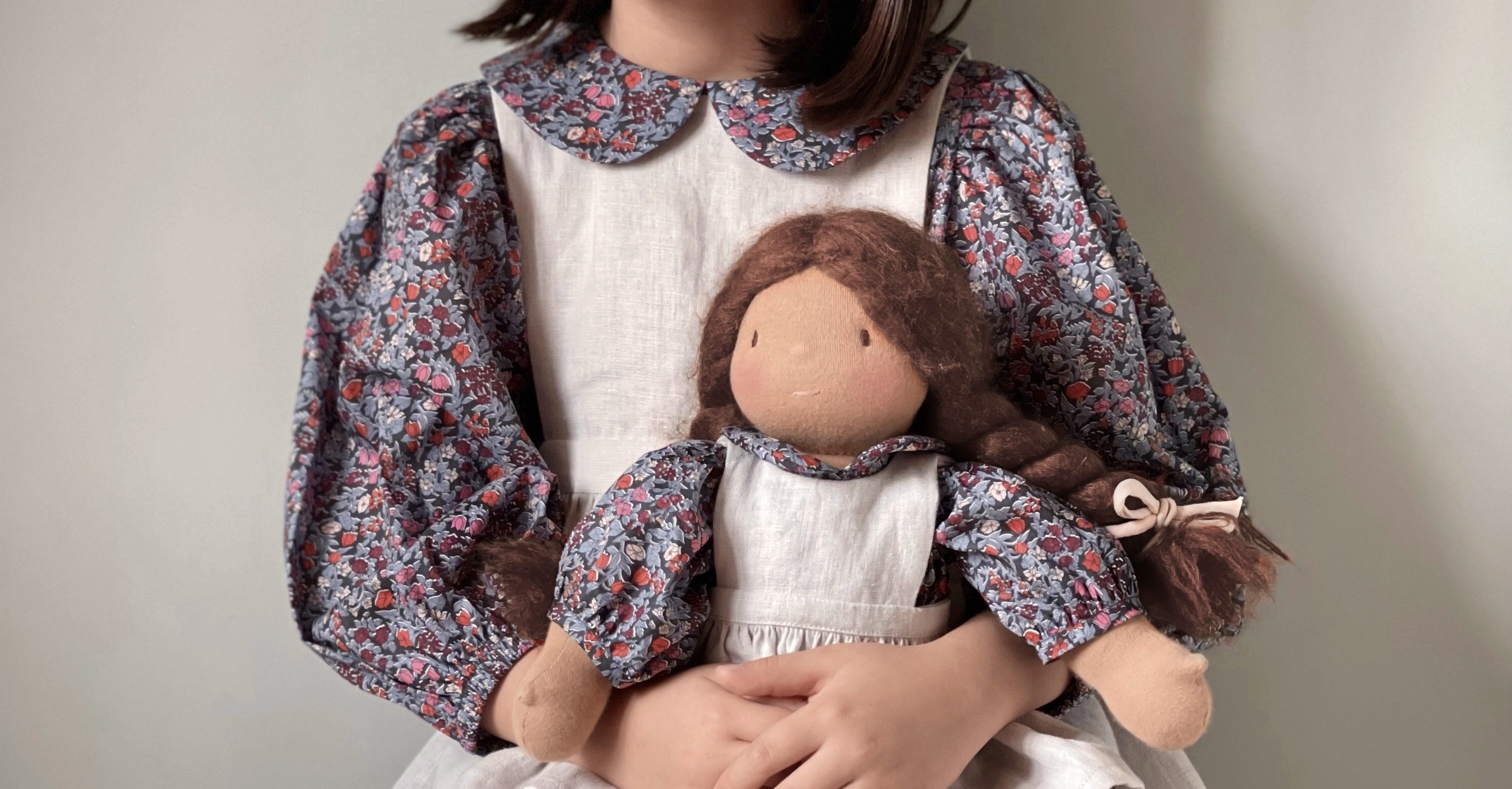 Embroidered apron dress